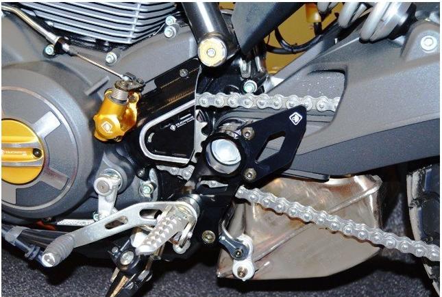 PRMSCRA01 - DUCABIKE Ducati Scrambler 800 (15/18) Rearset Kit (for Ducabike kit only)