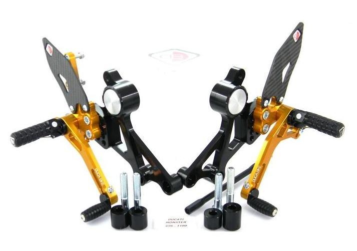 PRNM01 - DUCABIKE Ducati Monster Adjustable Pilot Rearset