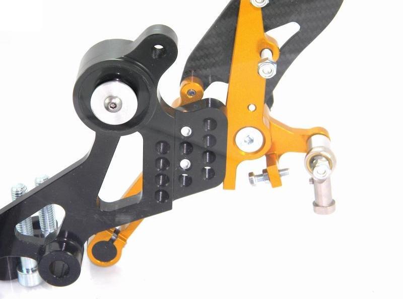 PRNM01 - DUCABIKE Ducati Monster Adjustable Pilot Rearset