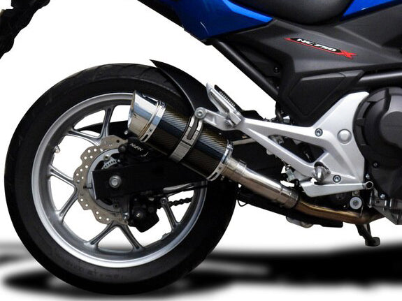 DELKEVIC Honda NC700 / NC750 (12/19) Slip-on Exhaust Mini 8" Carbon