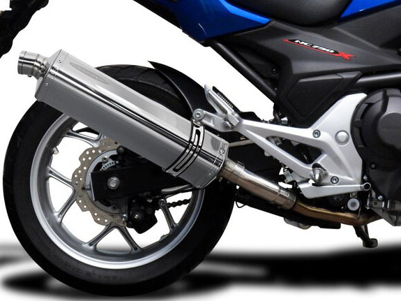 DELKEVIC Honda NC700 / NC750 (12/19) Slip-on Exhaust Stubby 17" Tri-Oval