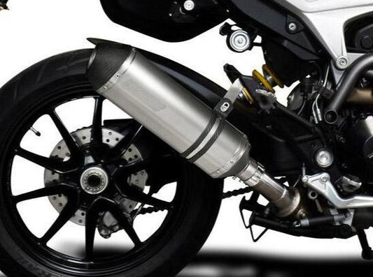 DELKEVIC Ducati Hypermotard 939/821 Slip-on Exhaust 13.5" X-Oval Titanium