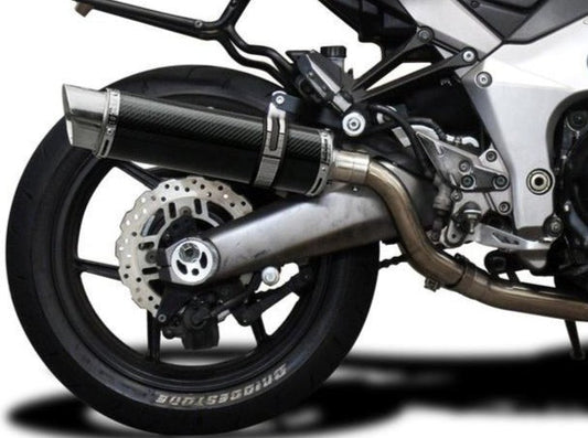 DELKEVIC Kawasaki Ninja 1000 / Z1000 Full Exhaust System with DL10 14" Carbon Silencers