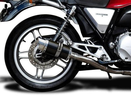 DELKEVIC Honda CB1100 Full Exhaust System with Mini 8" Carbon Silencer