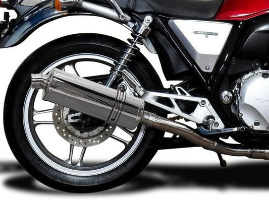 DELKEVIC Honda CB1100 Full Exhaust System with Stubby 14" Silencer