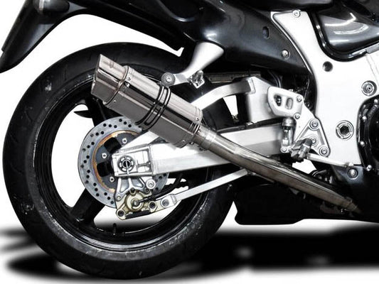 DELKEVIC Suzuki GSXR1300 Hayabusa (99/07) Full 4-2 Exhaust System with Mini 8" Silencers