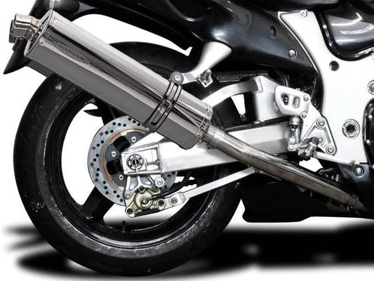 DELKEVIC Suzuki GSXR1300 Hayabusa (99/07) Full 4-2 Exhaust System with Stubby 18" Silencers