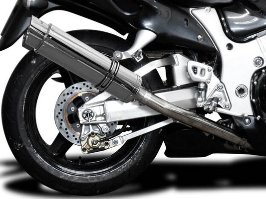 DELKEVIC Suzuki GSXR1300 Hayabusa (99/07) Full 4-2 Exhaust System with SL10 14" Silencers
