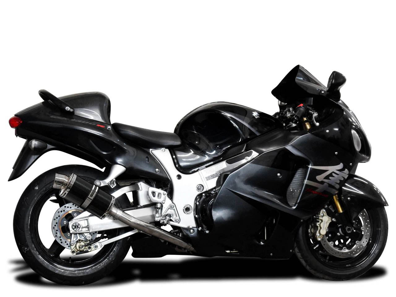 DELKEVIC Suzuki GSXR1300 Hayabusa (99/07) Full 4-1 Exhaust System with DS70 9" Carbon Silencer