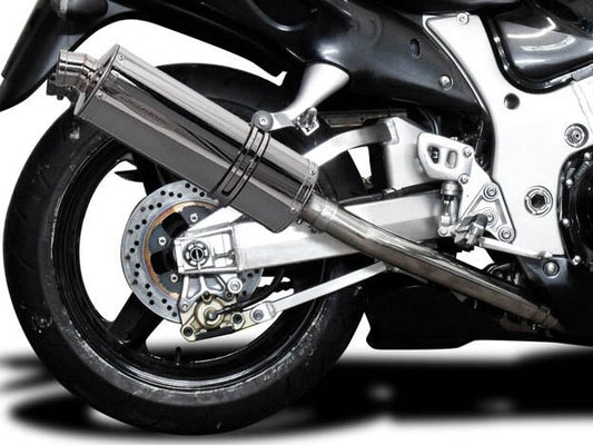 DELKEVIC Suzuki GSXR1300 Hayabusa (99/07) Full 4-1 Exhaust System with Stubby 14" Silencer