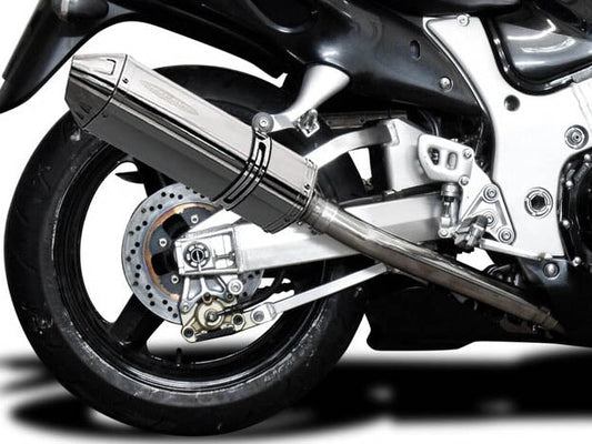 DELKEVIC Suzuki GSXR1300 Hayabusa (99/07) Full 4-1 Exhaust System with 13" Tri-Oval Silencer