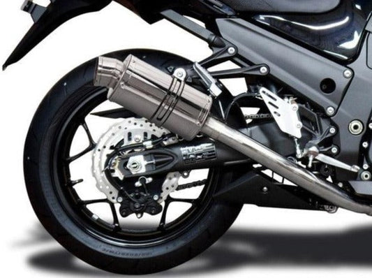 DELKEVIC Kawasaki Ninja ZX-14R Full Exhaust System with SS70 9" Silencers
