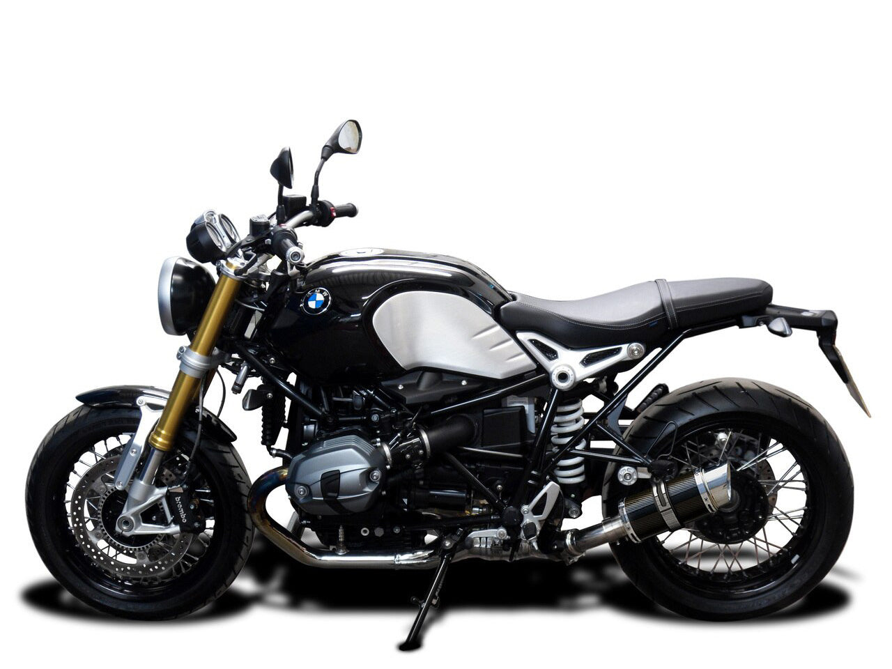 DELKEVIC BMW R nineT Slip-on Exhaust Mini 8" Carbon