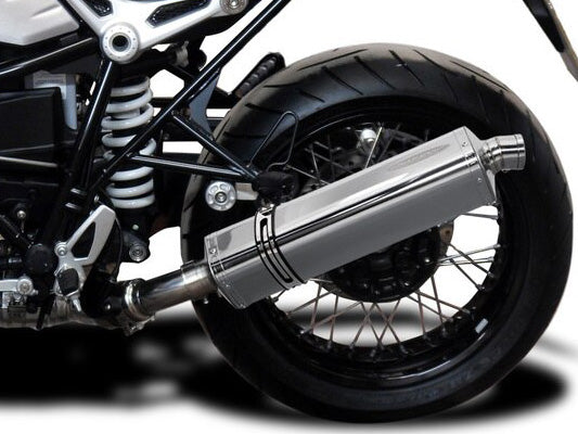 DELKEVIC BMW R nineT Slip-on Exhaust Stubby 17" Tri-Oval