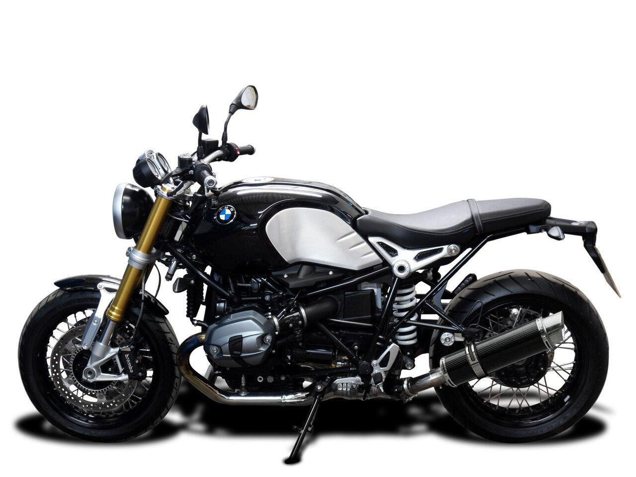 DELKEVIC BMW R nineT Slip-on Exhaust DL10 14" Carbon