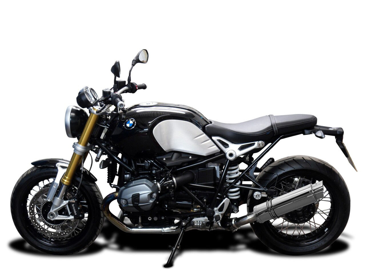 DELKEVIC BMW R nineT Slip-on Exhaust SL10 14"