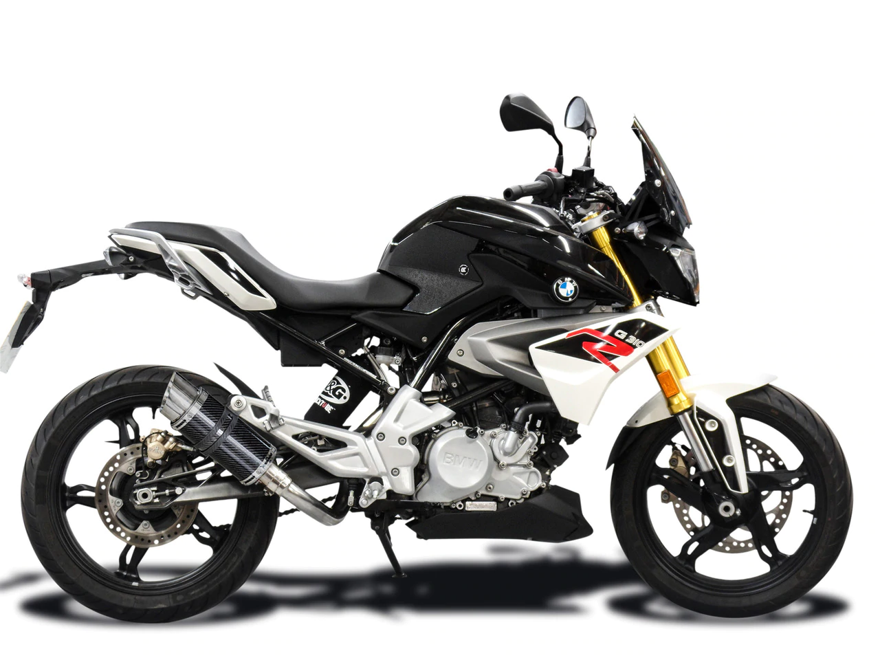 DELKEVIC BMW G310R (16/19) Full Exhaust System Mini 8" Carbon