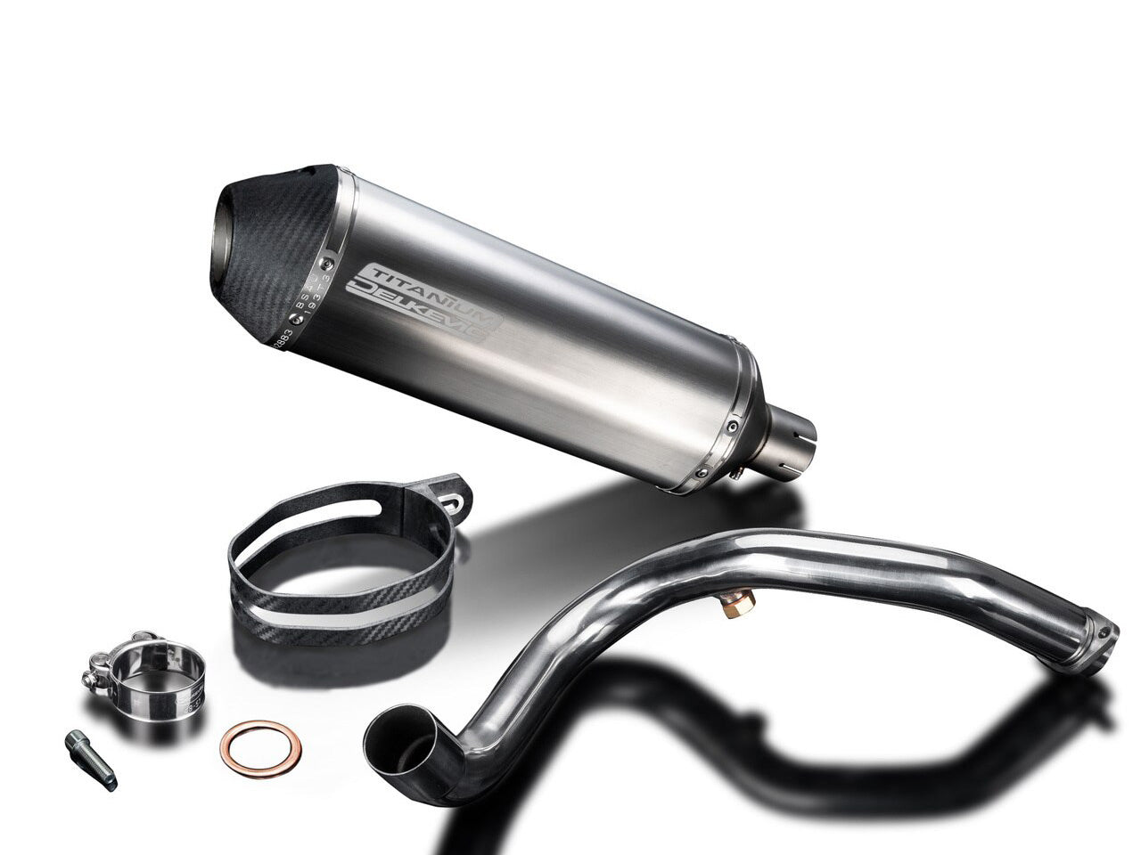 DELKEVIC BMW G310R (16/19) Full Exhaust System 13.5" X-Oval Titanium