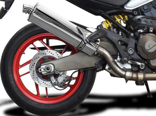 DELKEVIC Ducati Monster 821 / 1200 Slip-on Exhaust Stubby 18"