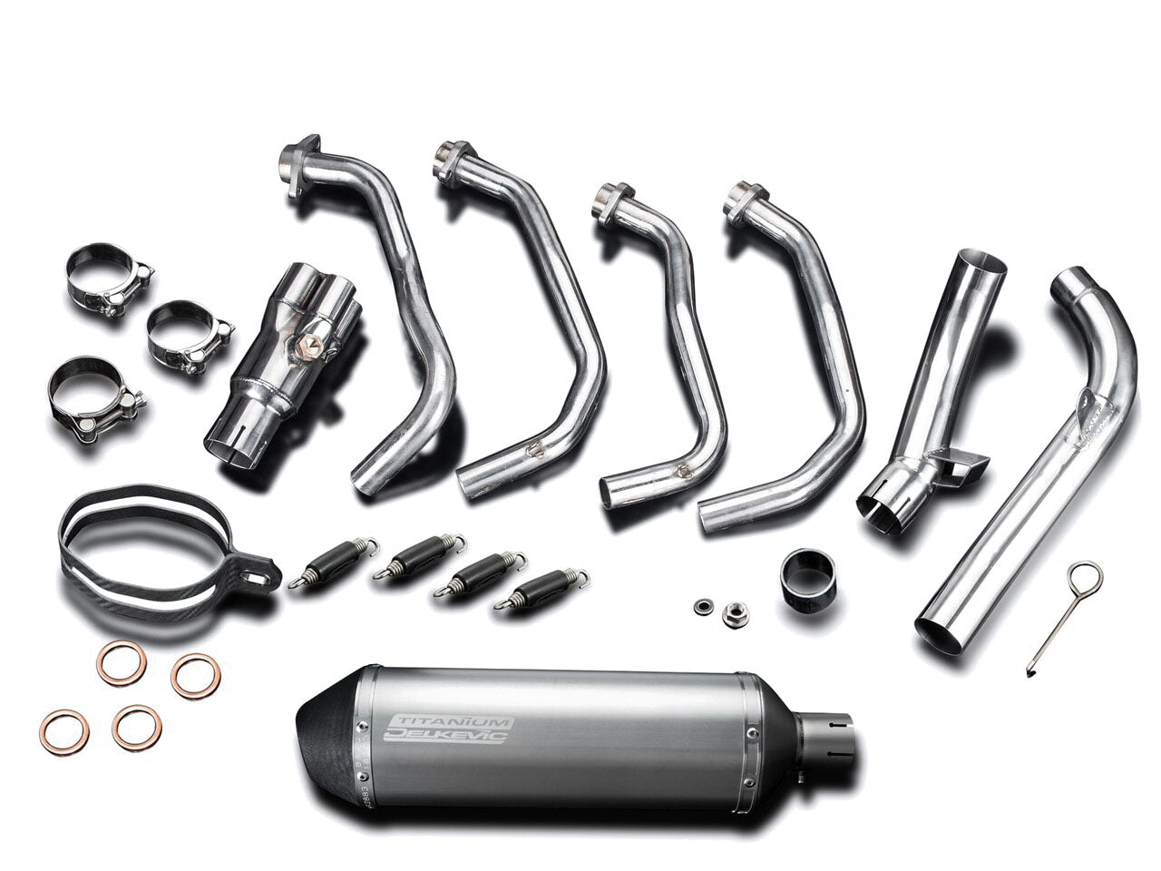 DELKEVIC Kawasaki Versys 1000 Full Exhaust System with 13.5