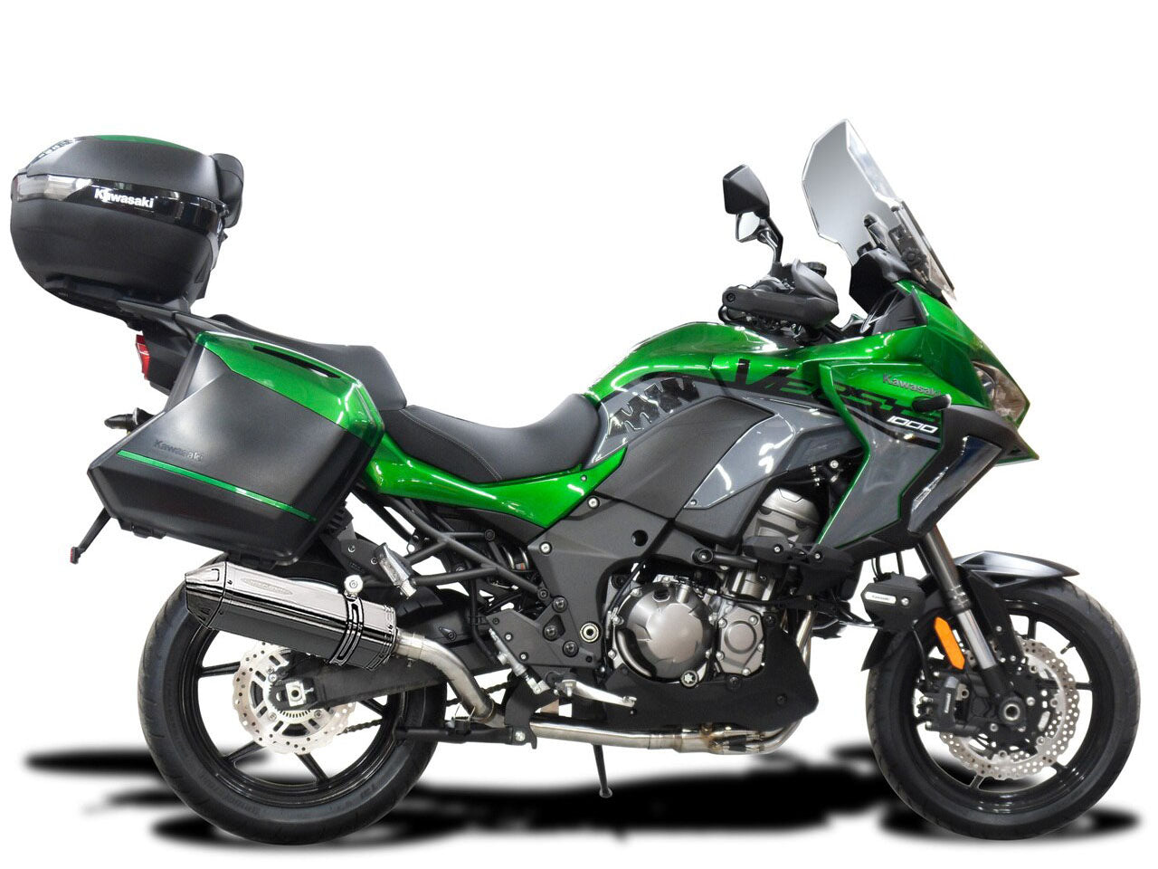 DELKEVIC Kawasaki Versys 1000 Full Exhaust System with 13