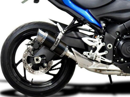 DELKEVIC Suzuki GSX-S1000 Full Exhaust System with Mini 8" Carbon Silencer