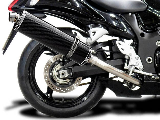DELKEVIC Suzuki GSXR1300 Hayabusa (08/20) Full 4-1 Exhaust System with Stubby 18" Carbon Silencer