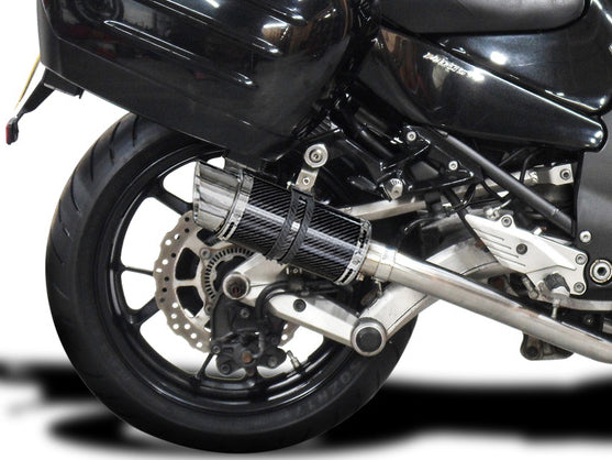 DELKEVIC Kawasaki GTR1400 / Concours 14 Full Dual Exhaust System Mini 8" Carbon