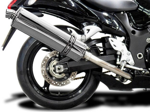 DELKEVIC Suzuki GSXR1300 Hayabusa (08/20) Full De-Cat 4-2 Exhaust System with Stubby 18" Silencers