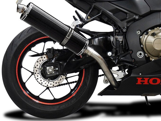 DELKEVIC Honda CBR1000RR (17/19) Slip-on Exhaust Stubby 18" Carbon