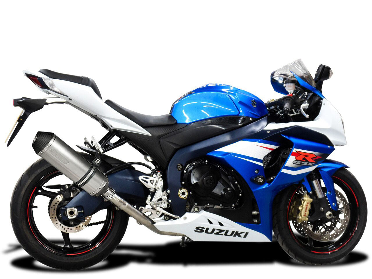 DELKEVIC Suzuki GSX-R1000 (12/16) Full Exhaust System with 13.5" Titanium X-Oval Silencer