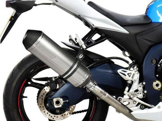 DELKEVIC Suzuki GSX-R1000 (12/16) Full Exhaust System with 13.5" Titanium X-Oval Silencer