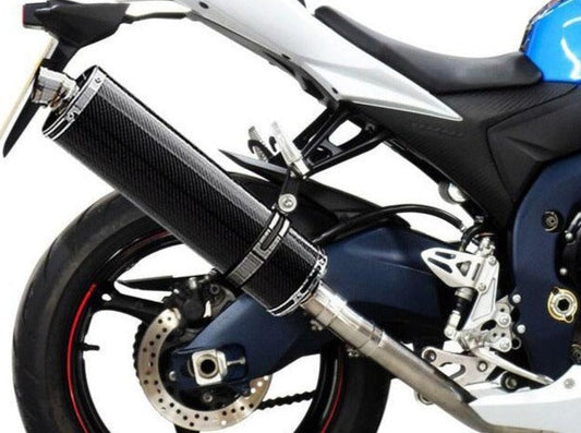 DELKEVIC Suzuki GSX-R1000 (12/16) Full Exhaust System with Stubby 18" Carbon Silencer