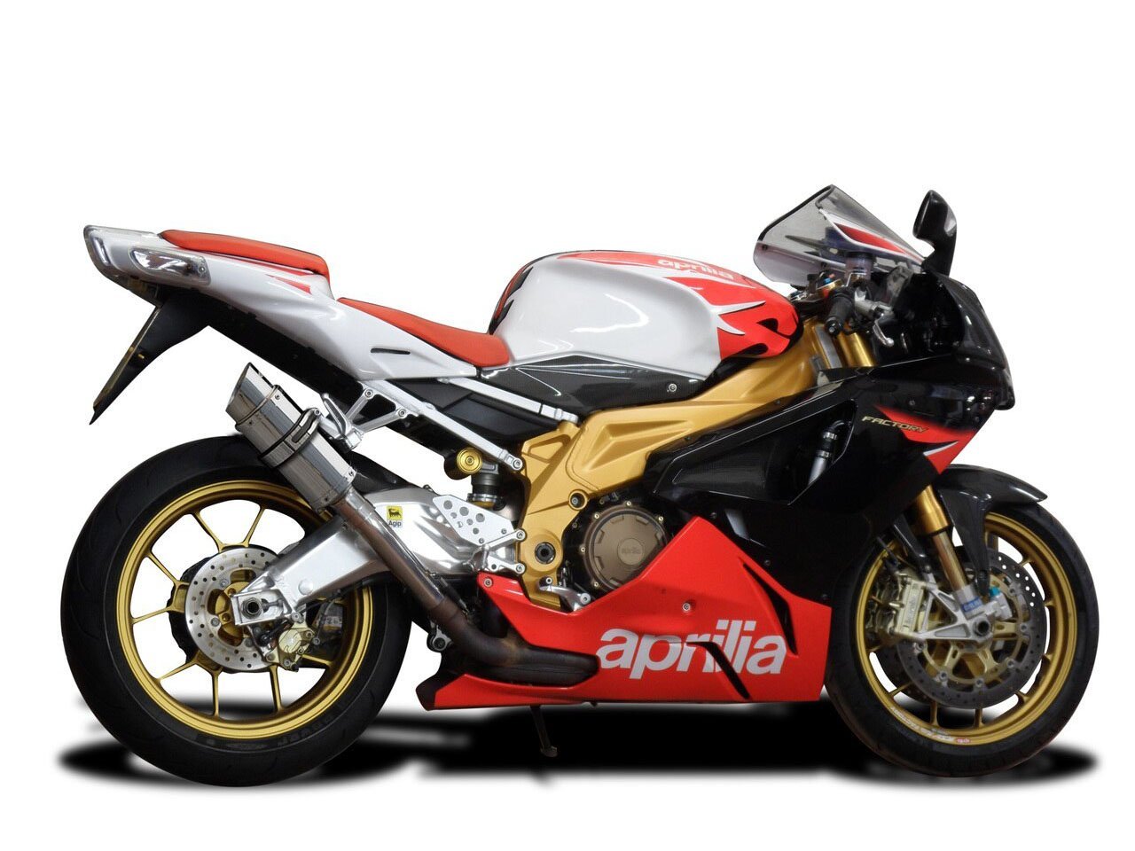 DELKEVIC Aprilia RSV 1000 R / Tuono V2 Slip-on Exhaust Mini 8