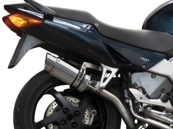 DELKEVIC Honda VFR800 Interceptor (98/01) Full Exhaust System with Mini 8" Silencer (high level)