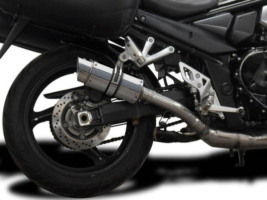 DELKEVIC Suzuki GSX1250FA Traveller Full Exhaust System with Mini 8" Silencer