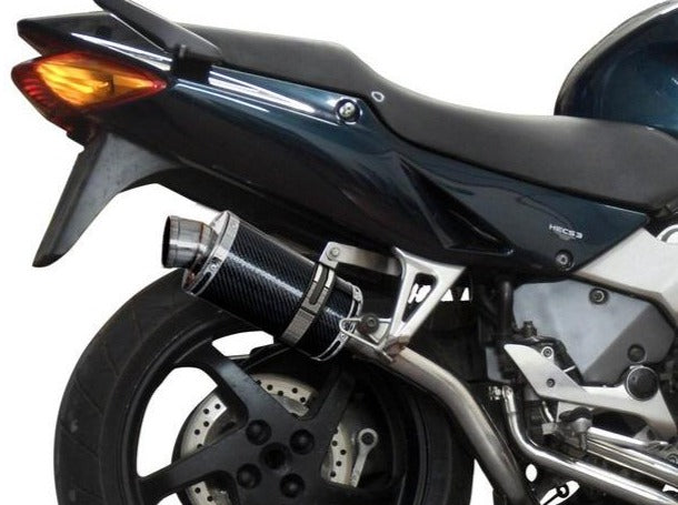 DELKEVIC Honda VFR800 Interceptor (98/01) Full Exhaust System with DS70 9" Carbon Silencer (high level)