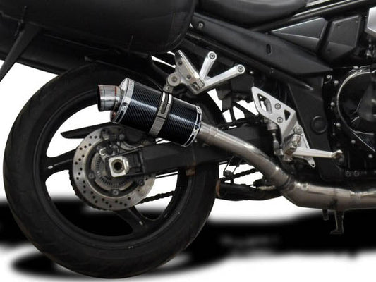 DELKEVIC Suzuki GSX1250FA Traveller Full Exhaust System with DS70 9" Carbon Silencer