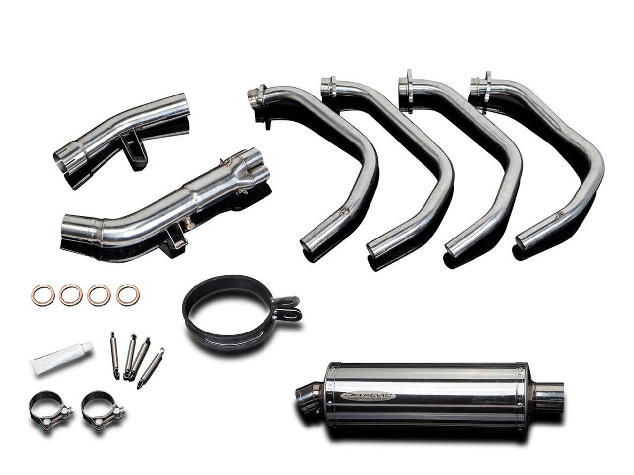 DELKEVIC Suzuki GSF650 Bandit (09/15) Full Exhaust System Stubby 14"