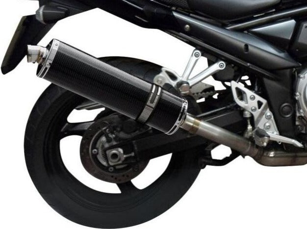 DELKEVIC Suzuki GSF1250 Bandit Full Exhaust System with Stubby 18" Carbon Silencer
