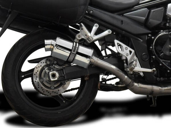 DELKEVIC Suzuki GSX1250FA Traveller Full Exhaust System with SS70 9" Silencer
