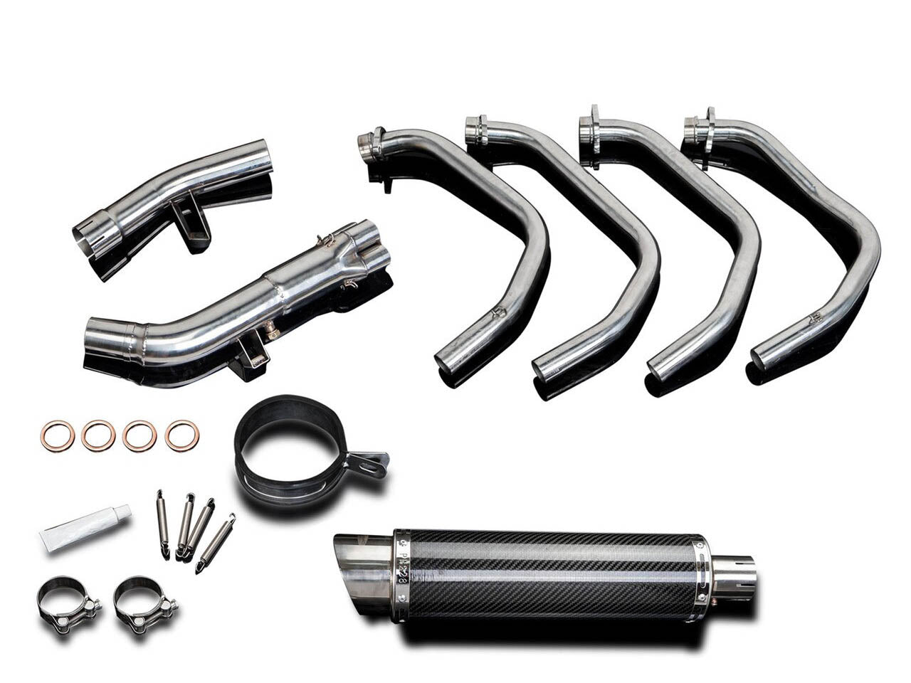 DELKEVIC Suzuki GSF650 Bandit (09/15) Full Exhaust System DL10 14" Carbon