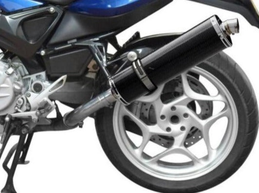 DELKEVIC BMW F800S / F800ST Slip-on Exhaust Stubby 18" Carbon