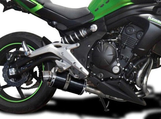 DELKEVIC Kawasaki Ninja 650 / ER-6 Full Exhaust System with DS70 9" Carbon Silencer