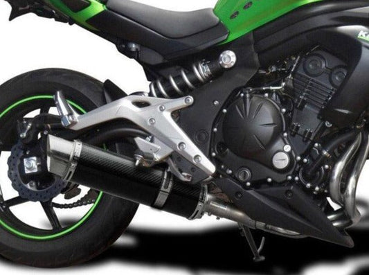 DELKEVIC Kawasaki Ninja 650 / ER-6 Full Exhaust System with DL10 14" Carbon Silencer