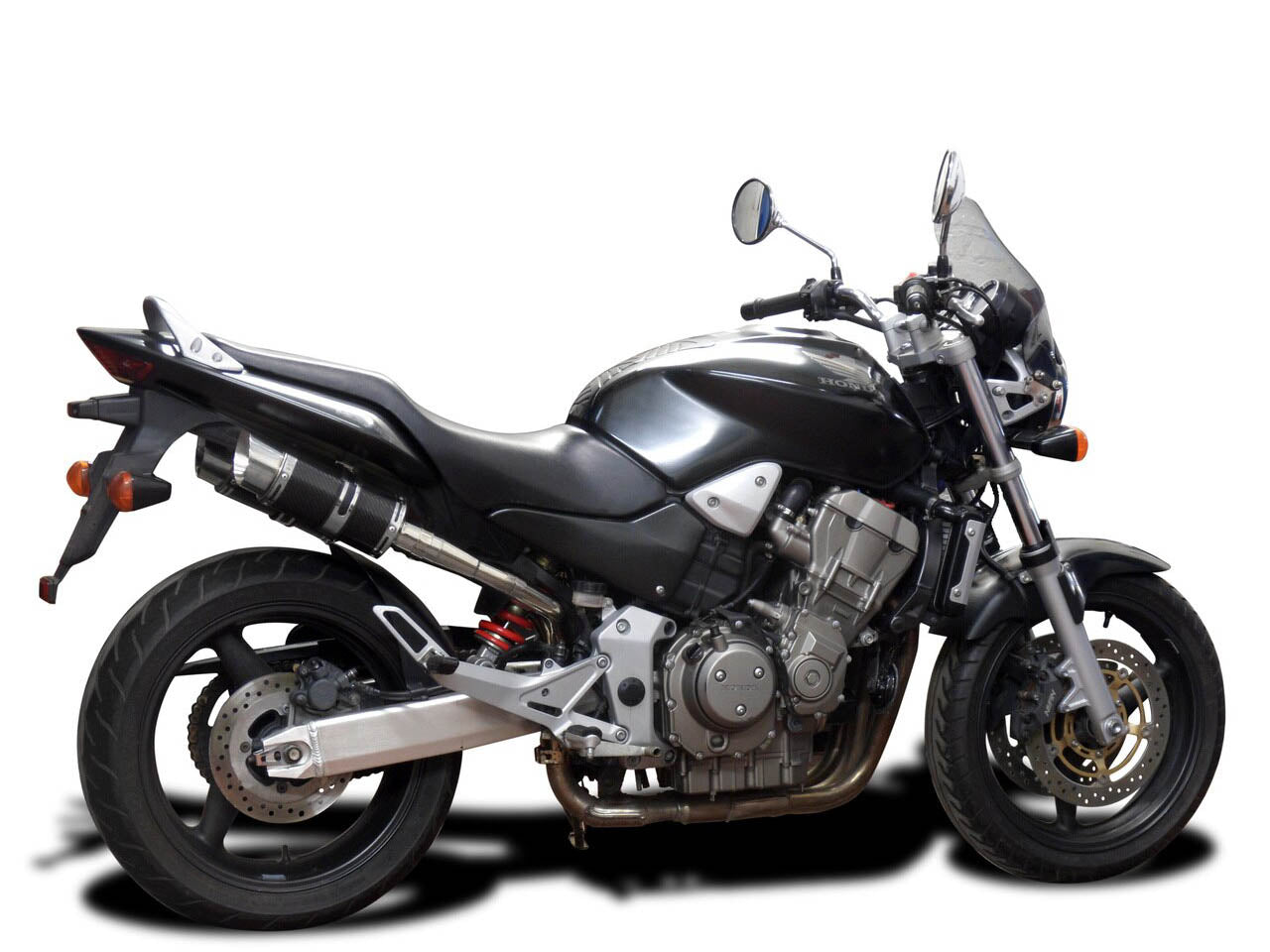 DELKEVIC Honda CB900F (02/07) Slip-on Exhaust Mini 8" Carbon