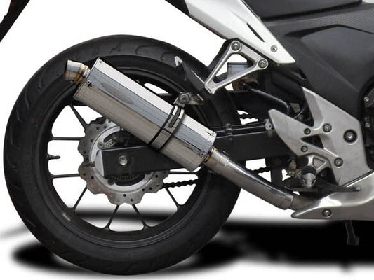 DELKEVIC Honda CB500F (13/18) Slip-on Exhaust Stubby 14"