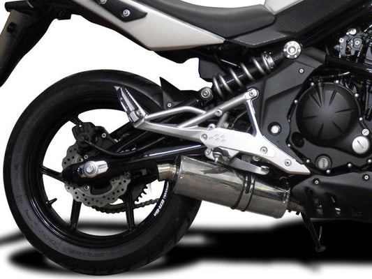DELKEVIC Kawasaki ER-6N (09/11) Full Exhaust System with Stubby 14" Silencer