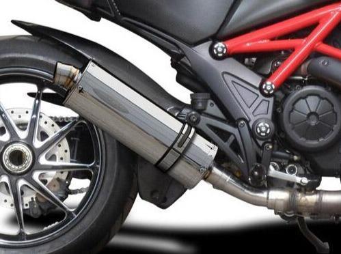 DELKEVIC Ducati Diavel 1200 Slip-on Exhaust Stubby 14"