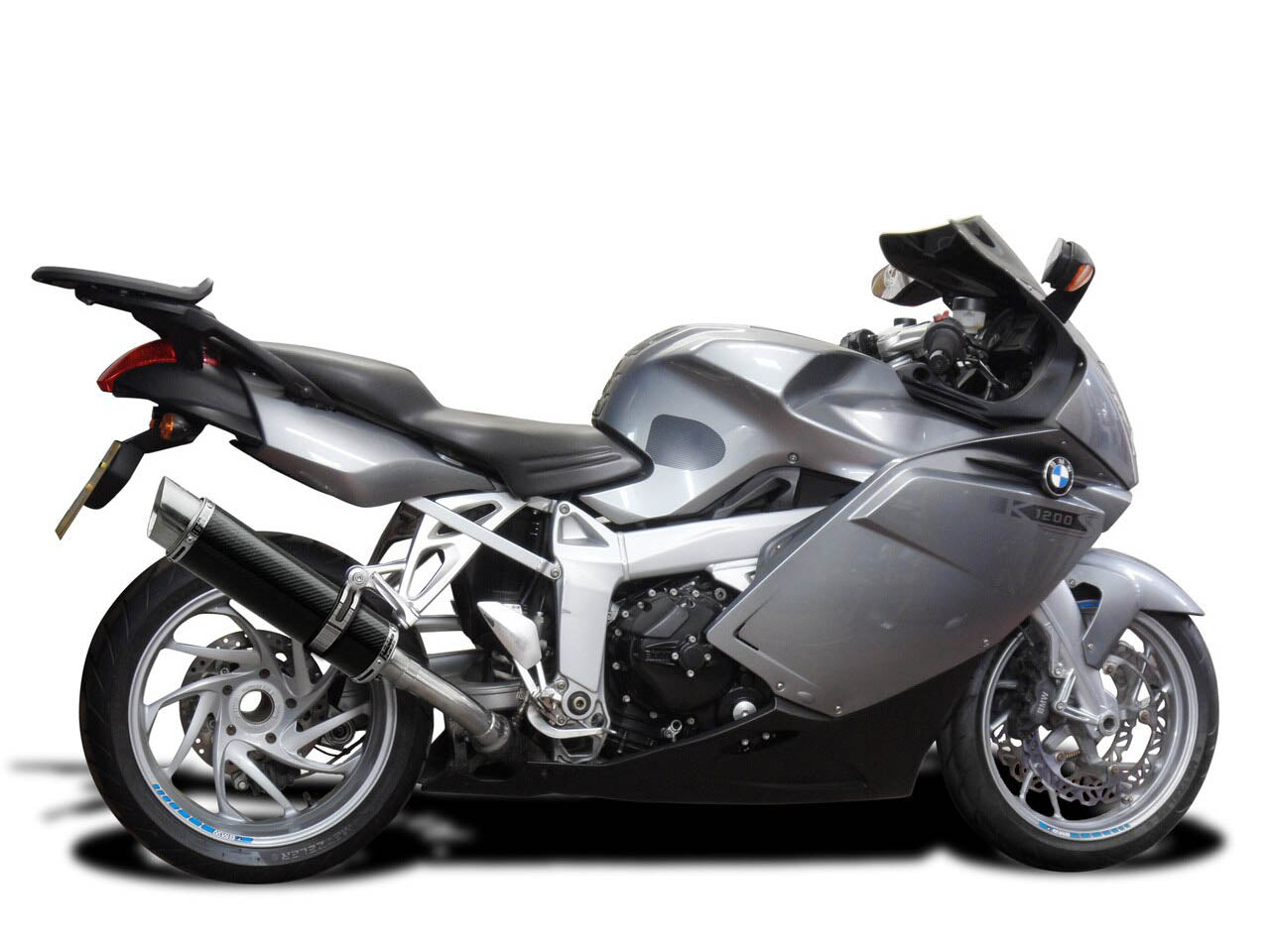 DELKEVIC BMW K1200S Slip-on Exhaust DL10 14" Carbon